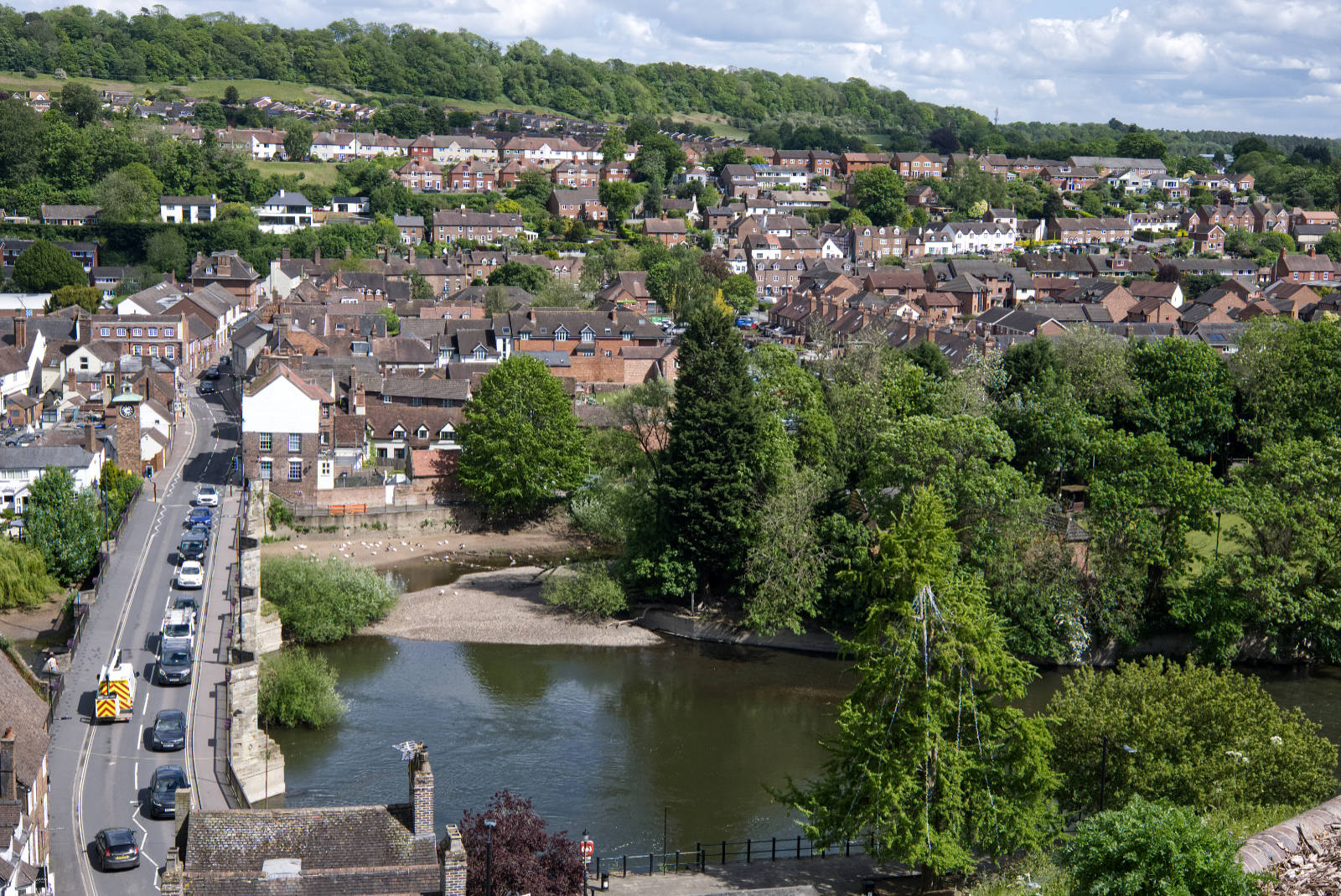 Bridgnorth from above by Diana Wynn Bridgnorth from above