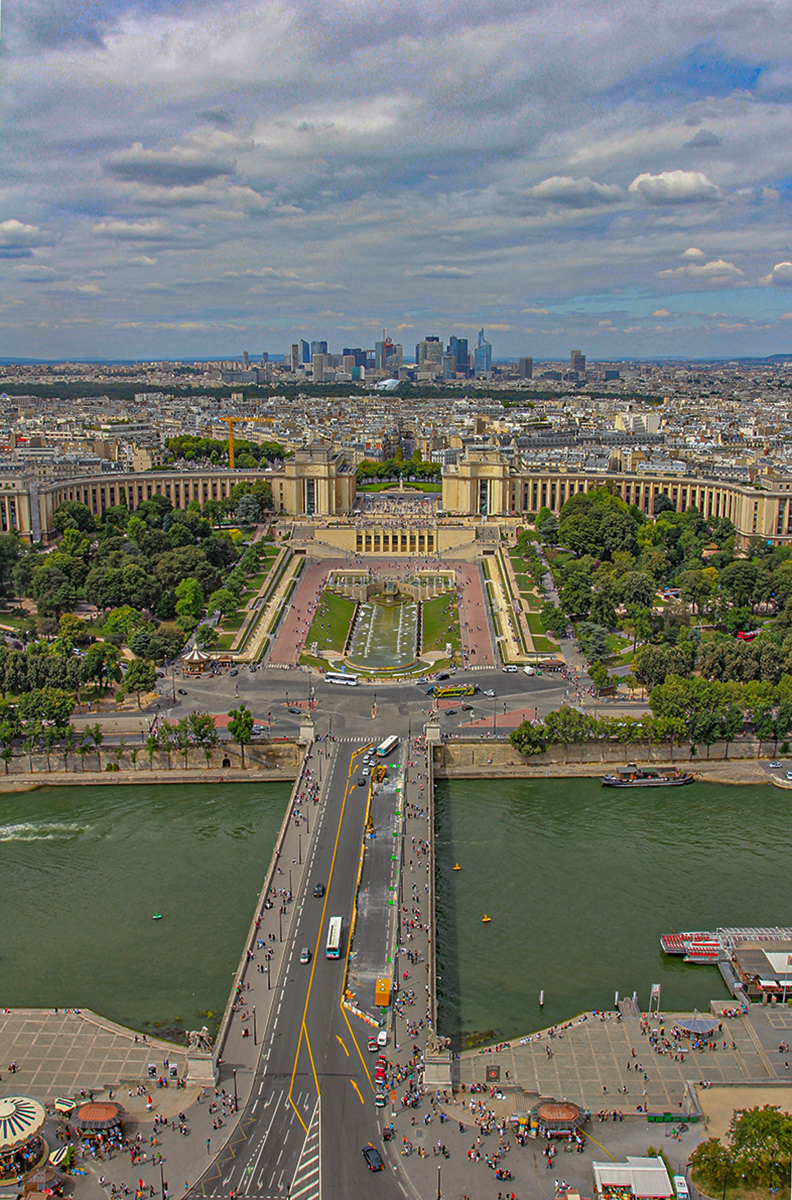 Jardins du Trocaderos from the