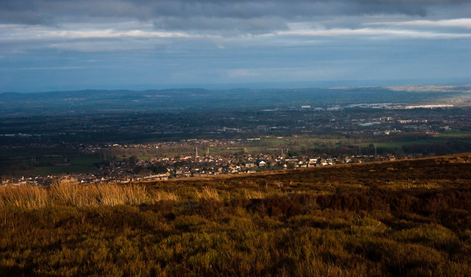 Looking Down Over Coedpoeth