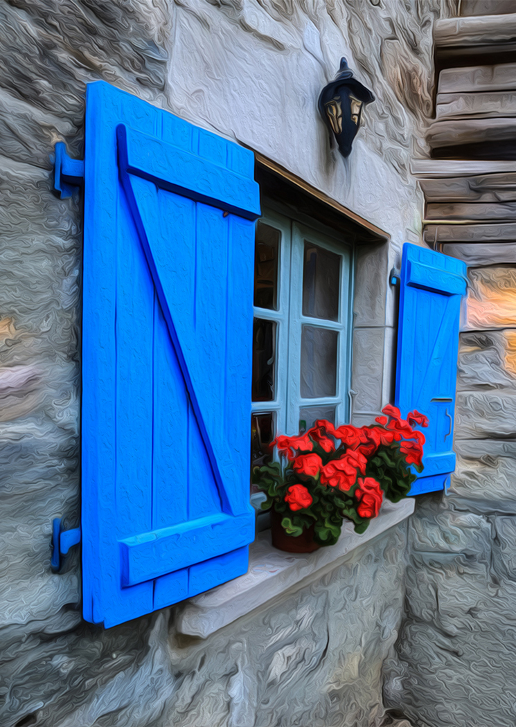 Blue Shutters