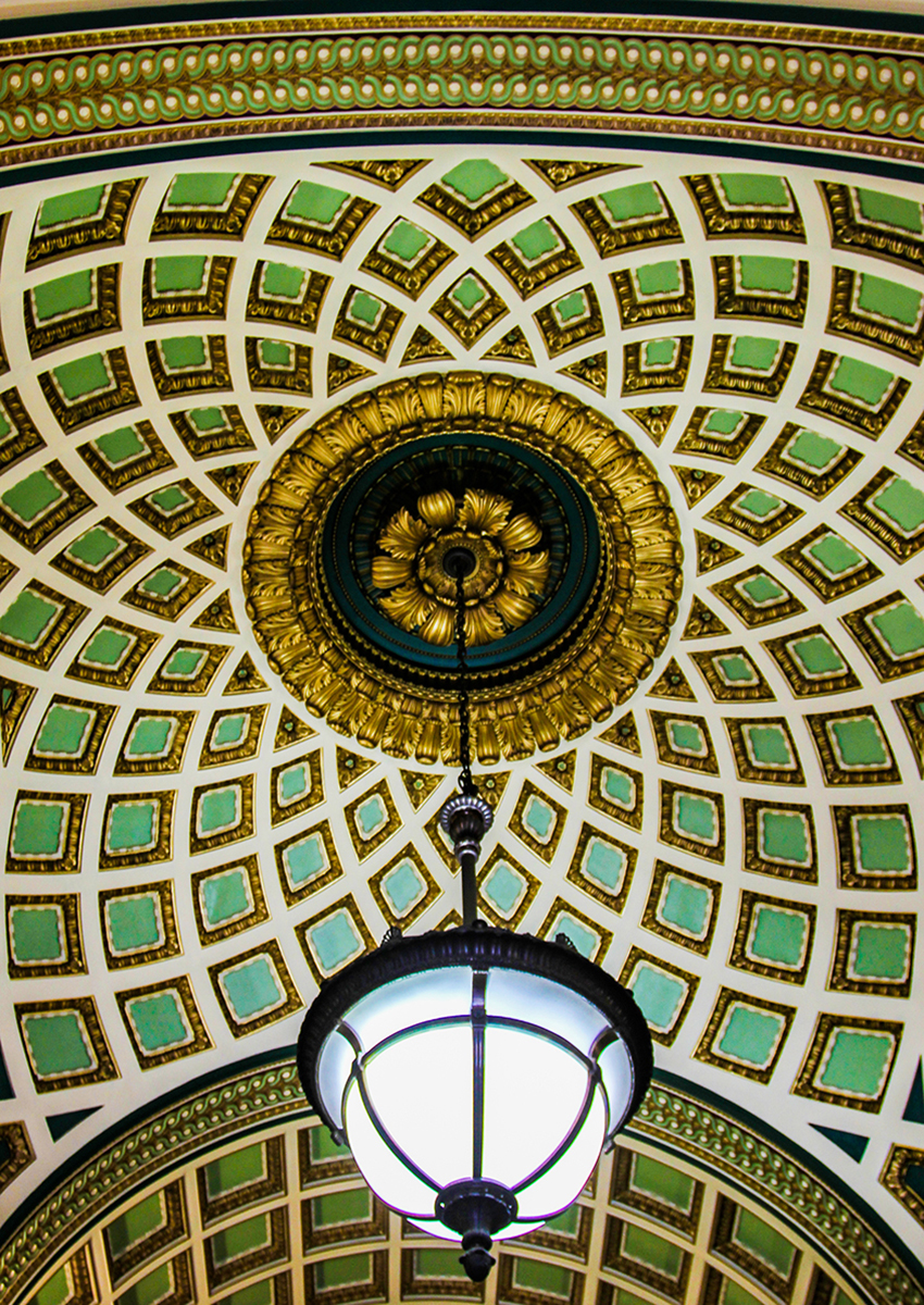 Art Deco Ceiling and Light