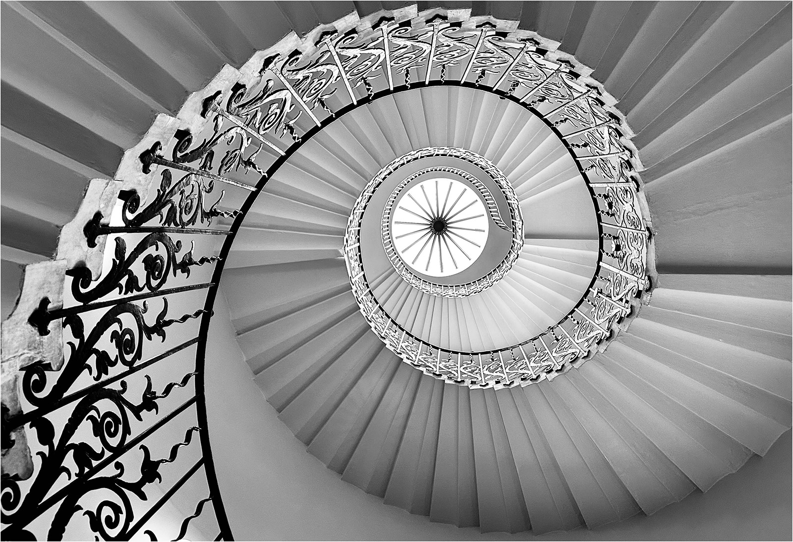 Queen Annes House Staircase by Doris Marjoram Queen Annes House Staircase