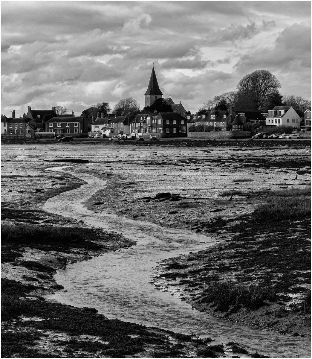 Bosham at low tide by Harold Russell Bosham at low tide