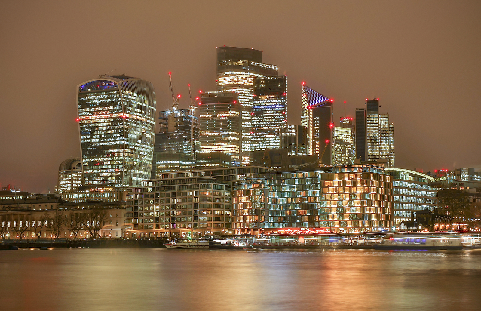 London Cityscape by Suzy Courtnage London Cityscape
