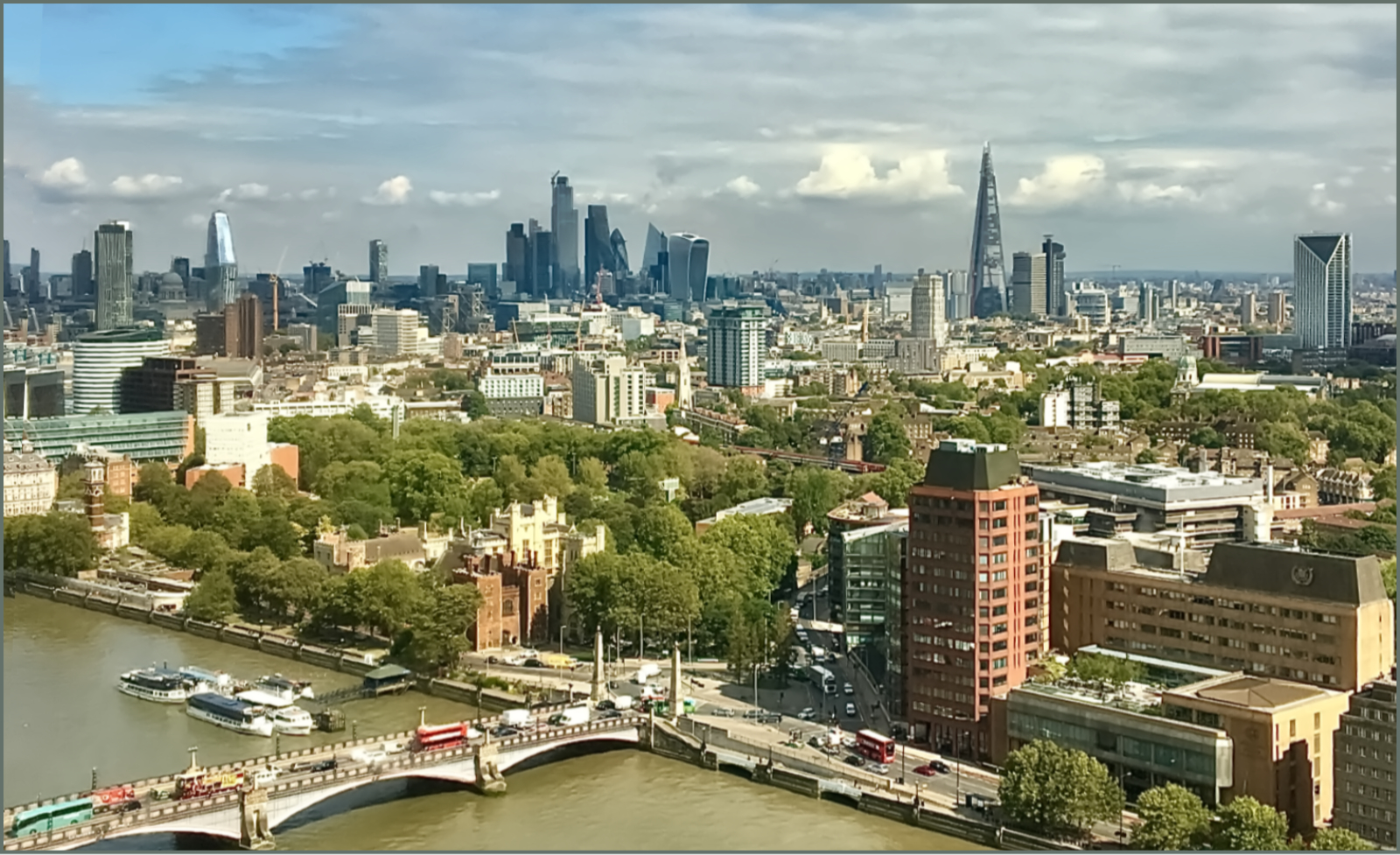 London from Embankment by Colin Smith London from Embankment