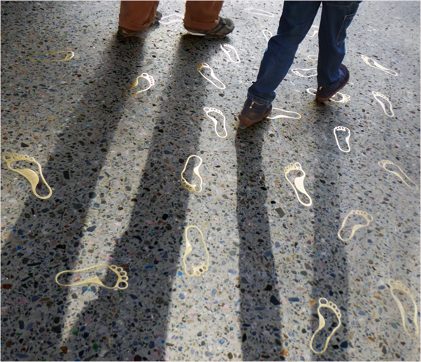 Following Golden footprints by John Price Following Golden footprints