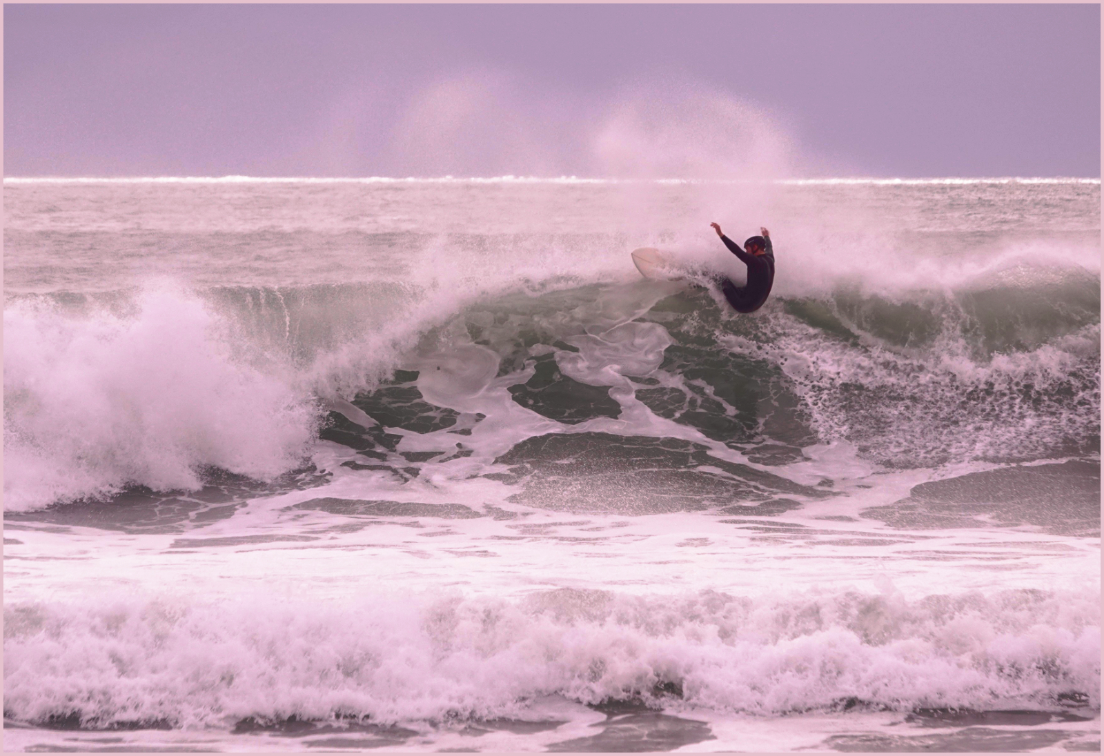 Catching the big wave by Caroline Allison Catching the big wave