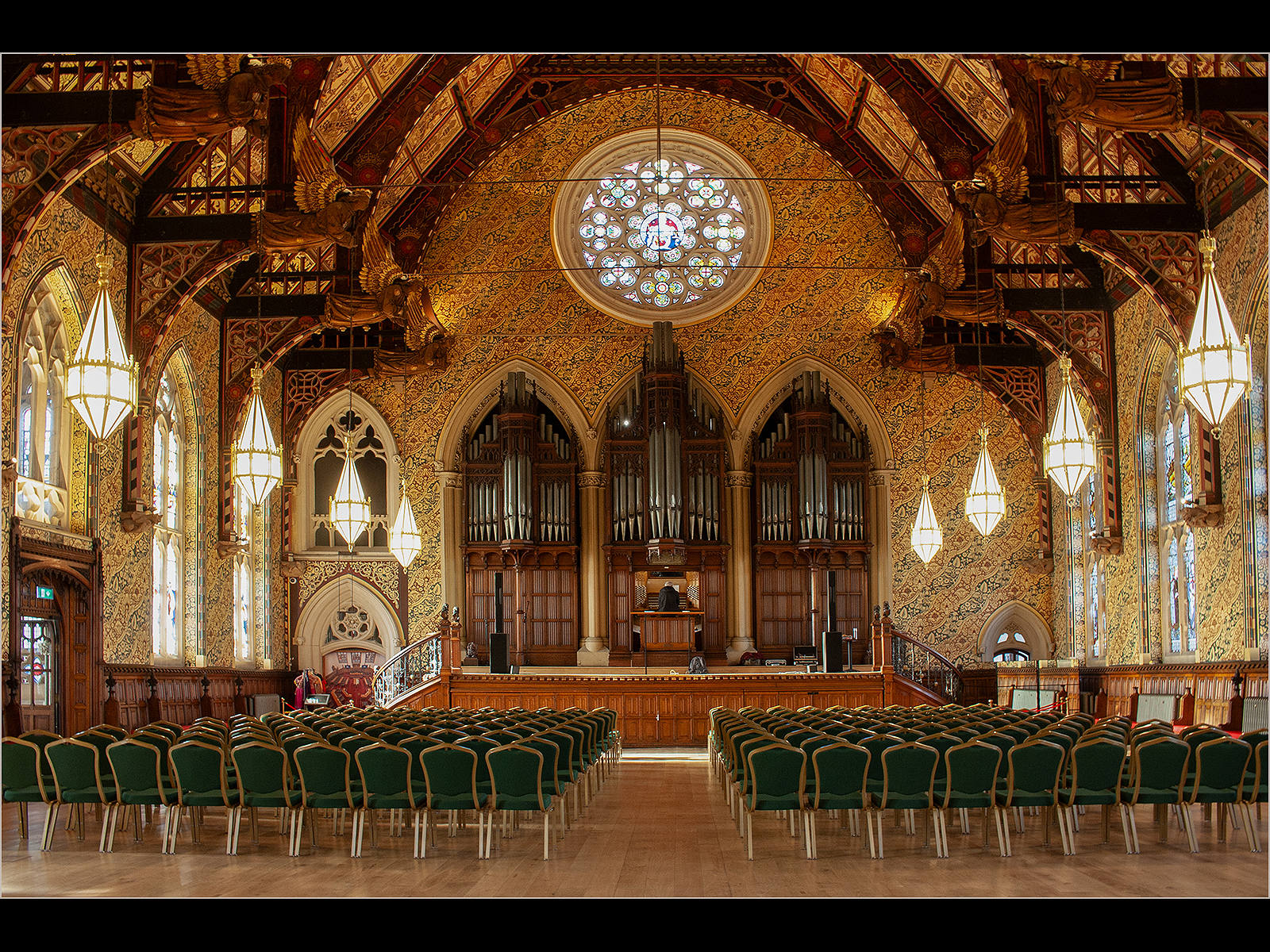 Great Hall, Rochdale Town Hall by Mike Heaton Great Hall, Rochdale Town Hall