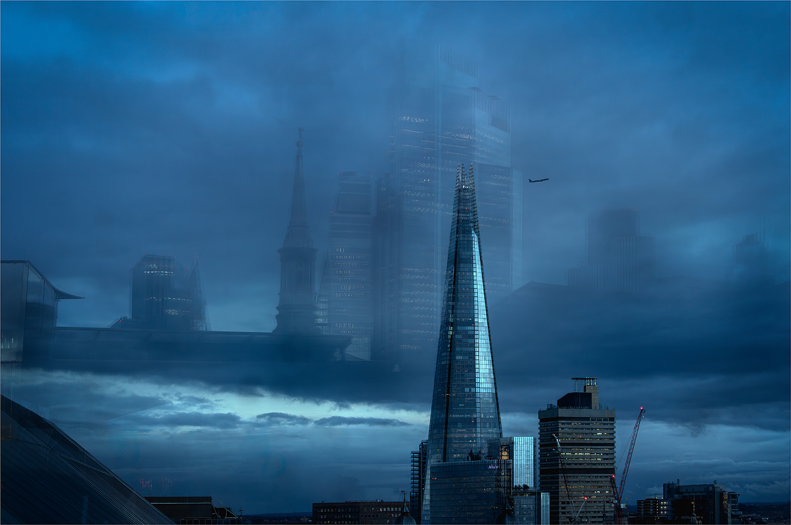 City in the sky by Trish Bloodworth City in the sky