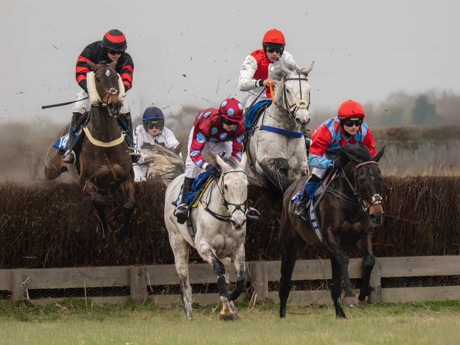 All action over the jump by Jesse Cason All action over the jump