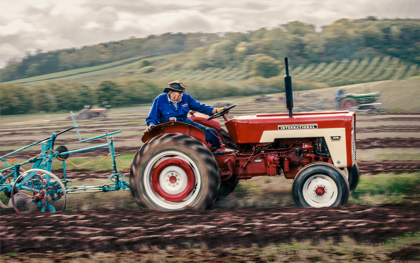 Ploughing match by Trish Bloodworth Ploughing match