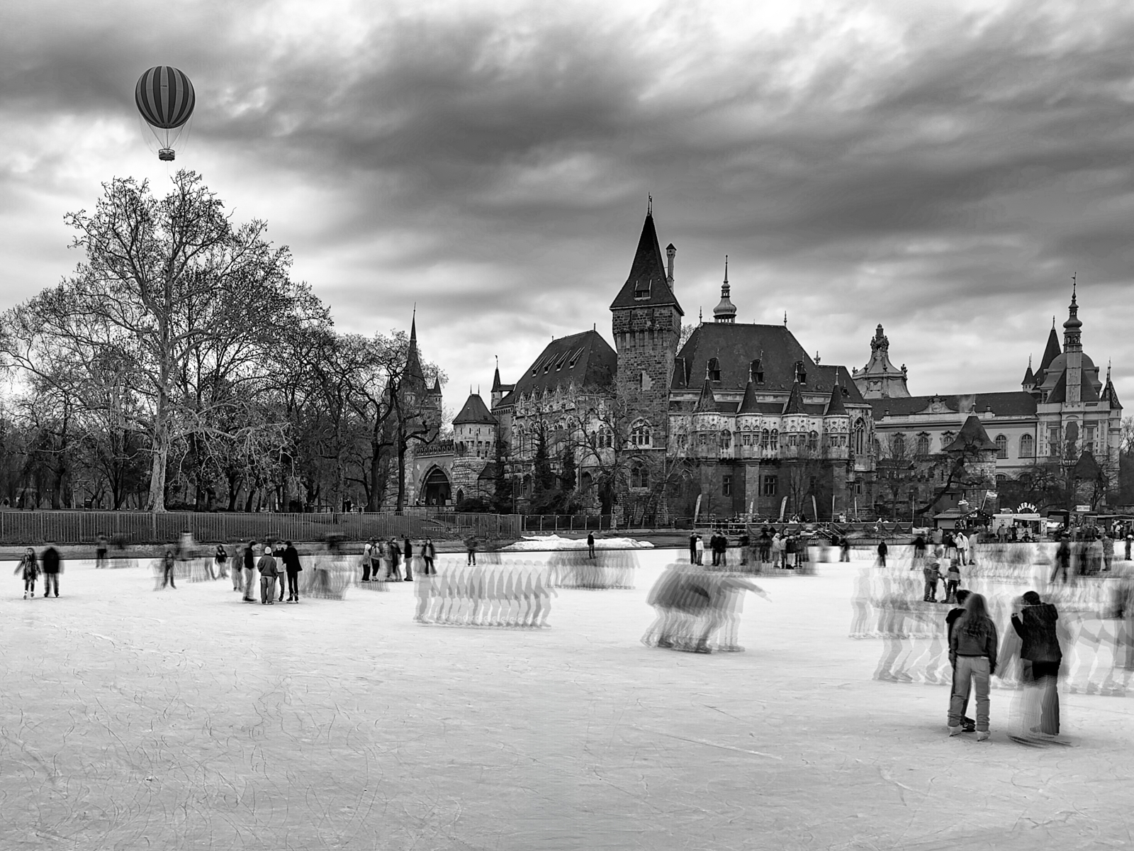 Ice Skating in Budapest by Jesse Cason Ice Skating in Budapest