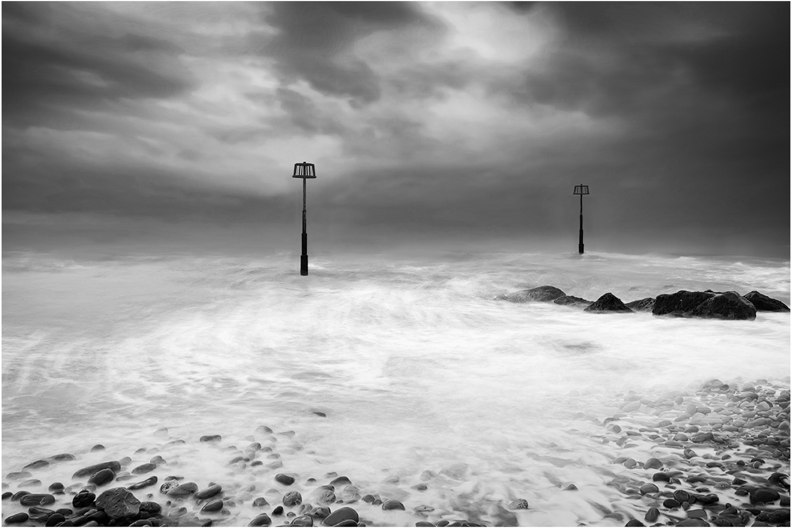 Tempestuous Sea - Amroth by Roger Matthews Tempestuous Sea - Amroth