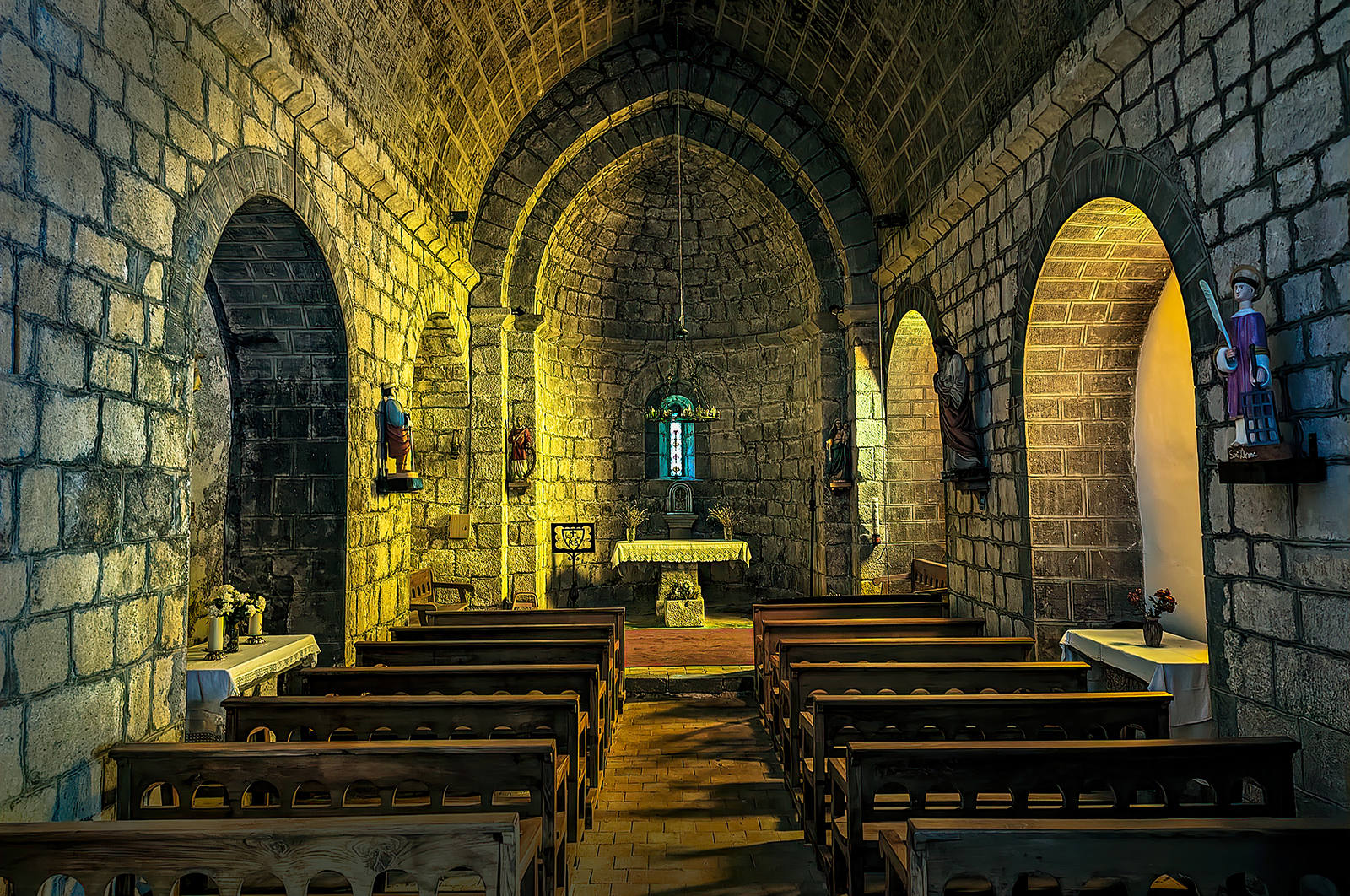 Sunlit Wayside Chapel