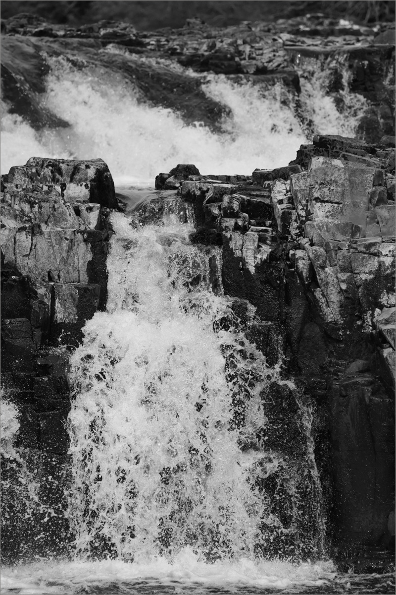 Rushing over the rocks