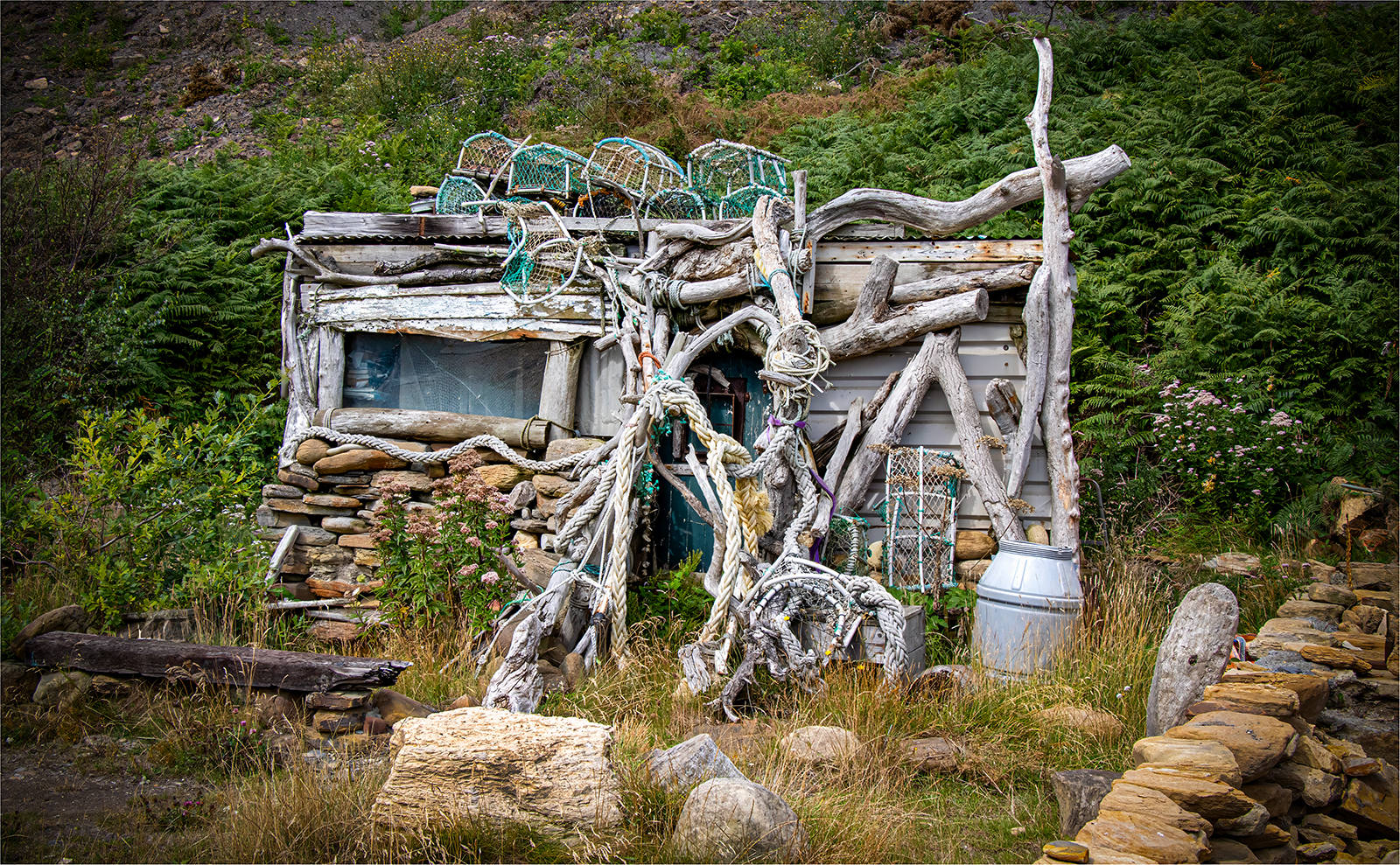 old fishermans hut Port Mulgrave by Alan Lawrence old fishermans hut Port Mulgrave