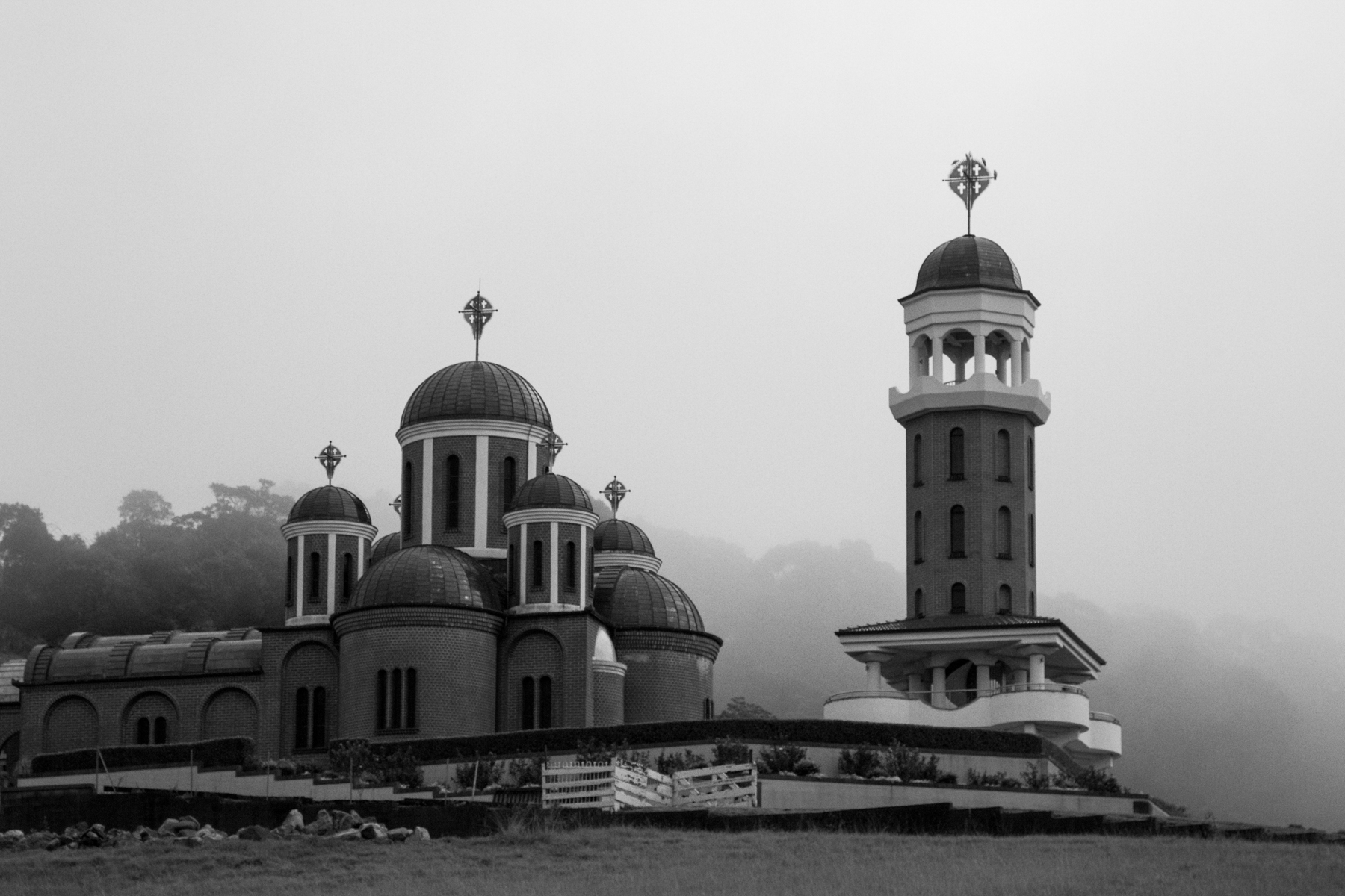 Temple in the Mist by Sonia Peterlin Temple in the Mist
