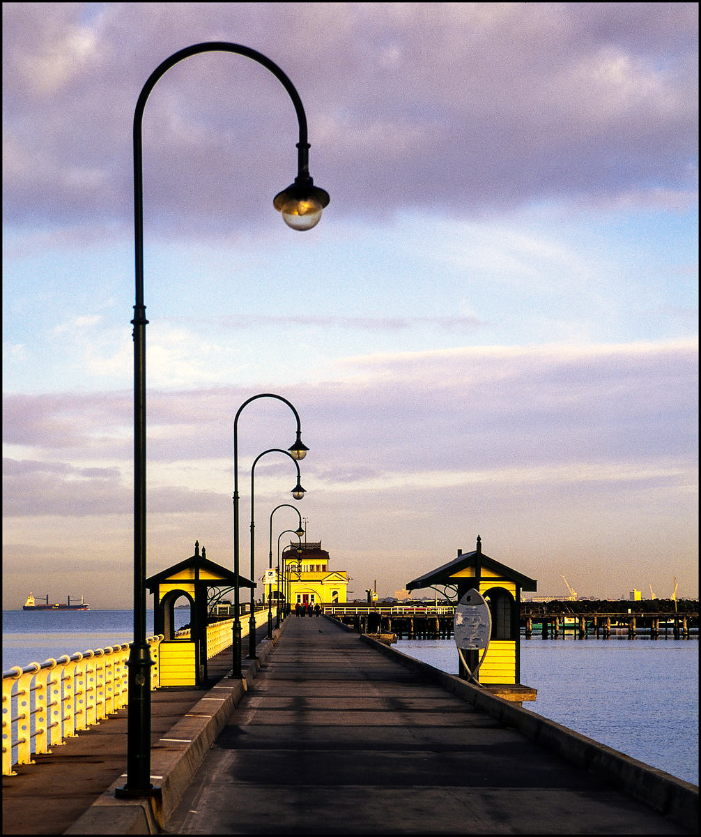 St Kilda Early Morning Light by Effan Effans St Kilda Early Morning Light