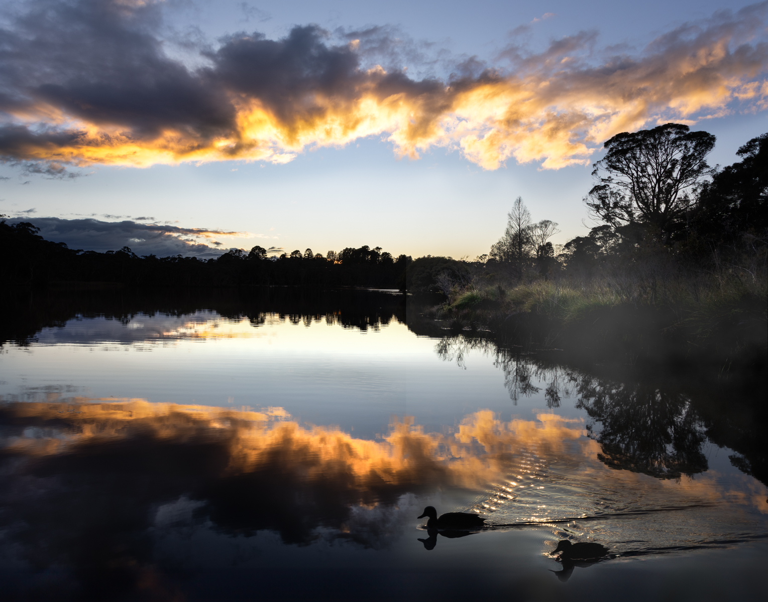 Mountain Lake Reflection
