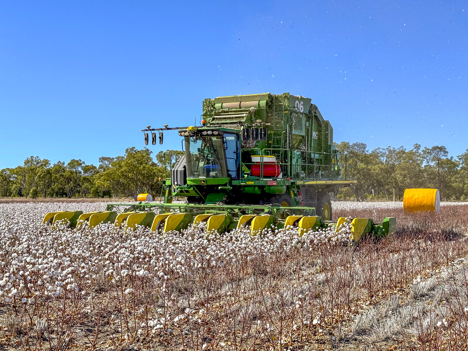 Harvester at work by Dawne Harridge Harvester at work