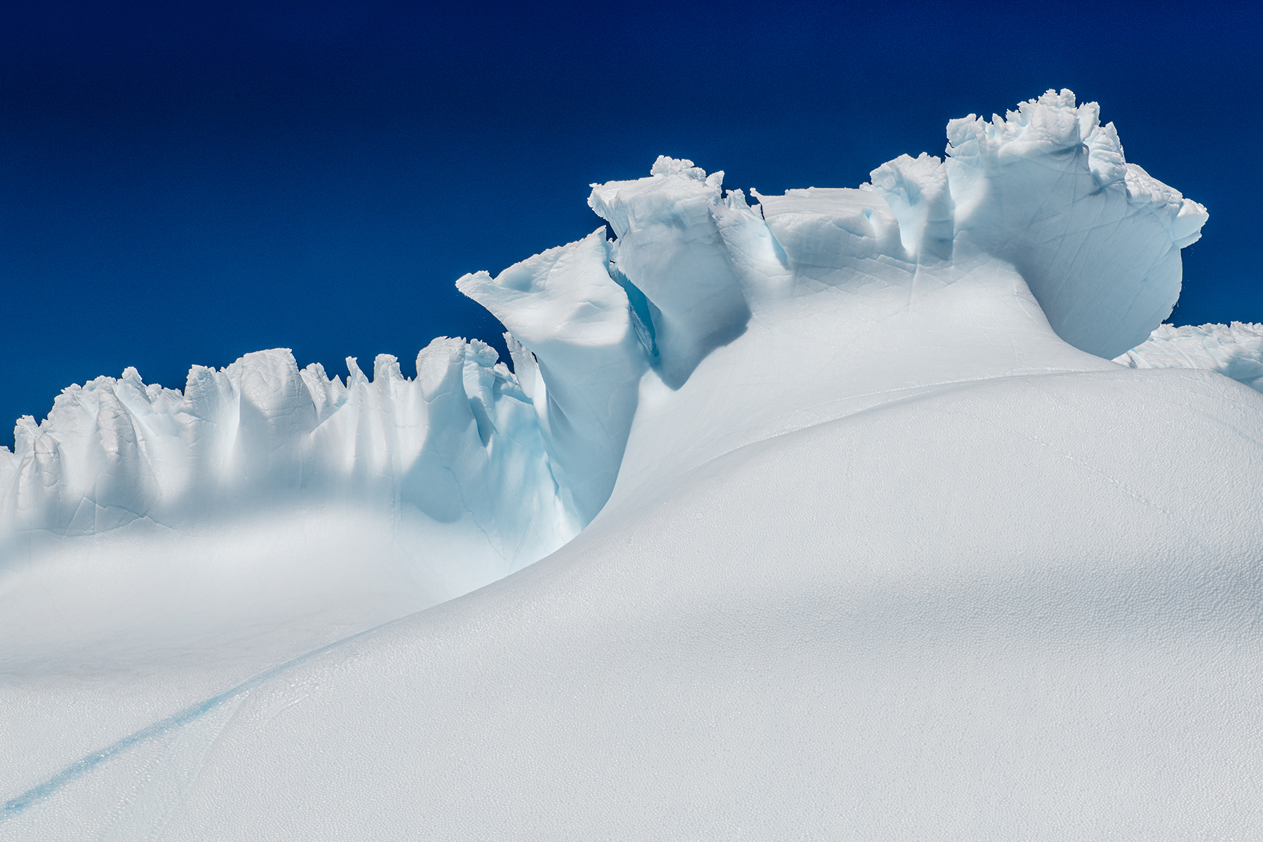 Iceberg sculpture by Sandra Chapman Iceberg sculpture