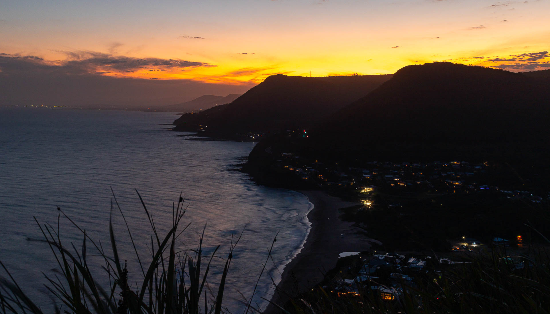 Early Evening from Bald Hill- by Raymond Clack Early Evening from Bald Hill-