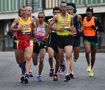 SOME OF THE LEADERS LONDON MARATHON 2019