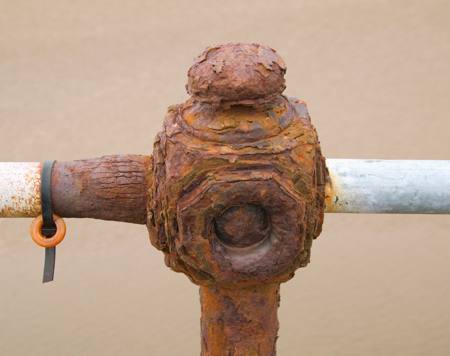 Rusty handrail