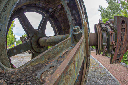Bronze Award: Rusty machinery