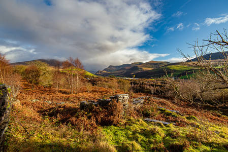 Nice view from the abandoned cottages