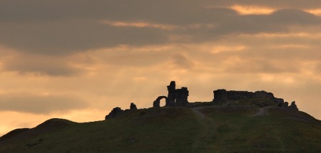 Castle Dinas Bran Close Up