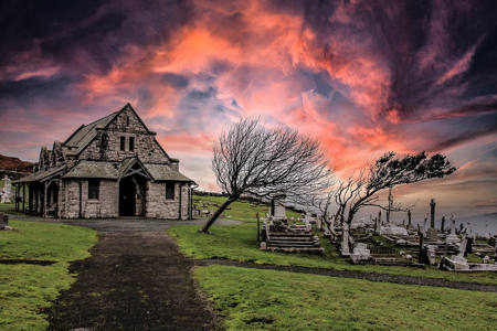 Windswept Church Great Orm