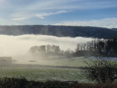 Low cloud over Garth