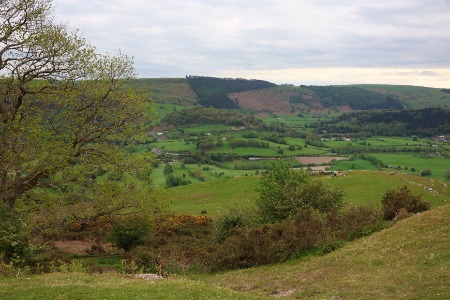 Across the valley