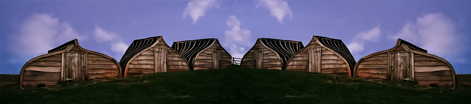 The boat sheds of the northeast
