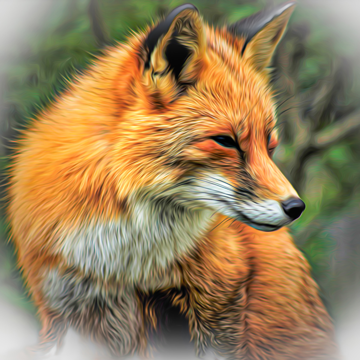 Fox Profile (Artistic)