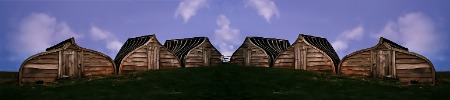 The boat sheds of the northeast