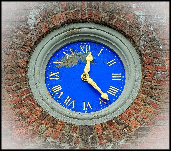 Blue Clock