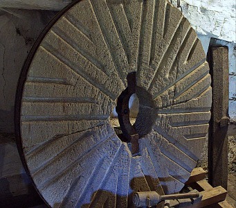 Old mill stone