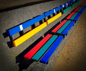 Colourful Bench