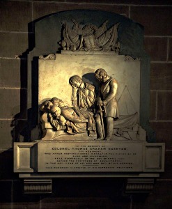 Memorial in colour.