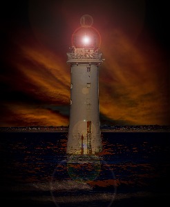Lighthouse at Night