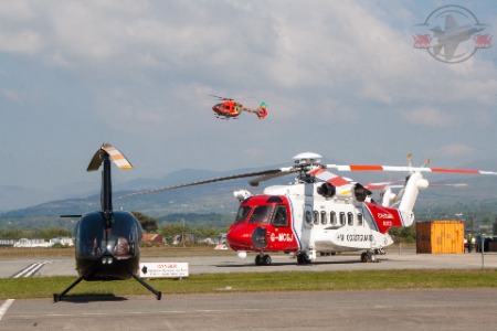 Caernarfon airport's fleet. 