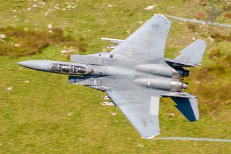 F-15 'AIR BOSS' fast and low. 