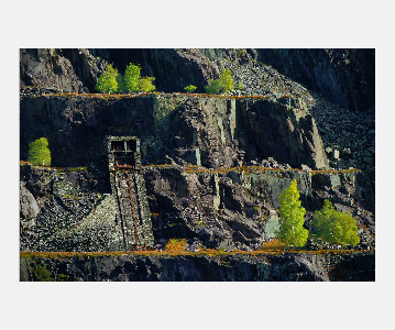 Dinorwic Quarry in Autumn