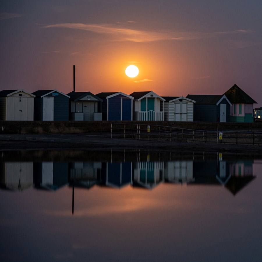 Strawberry Moon at Brightlingsea