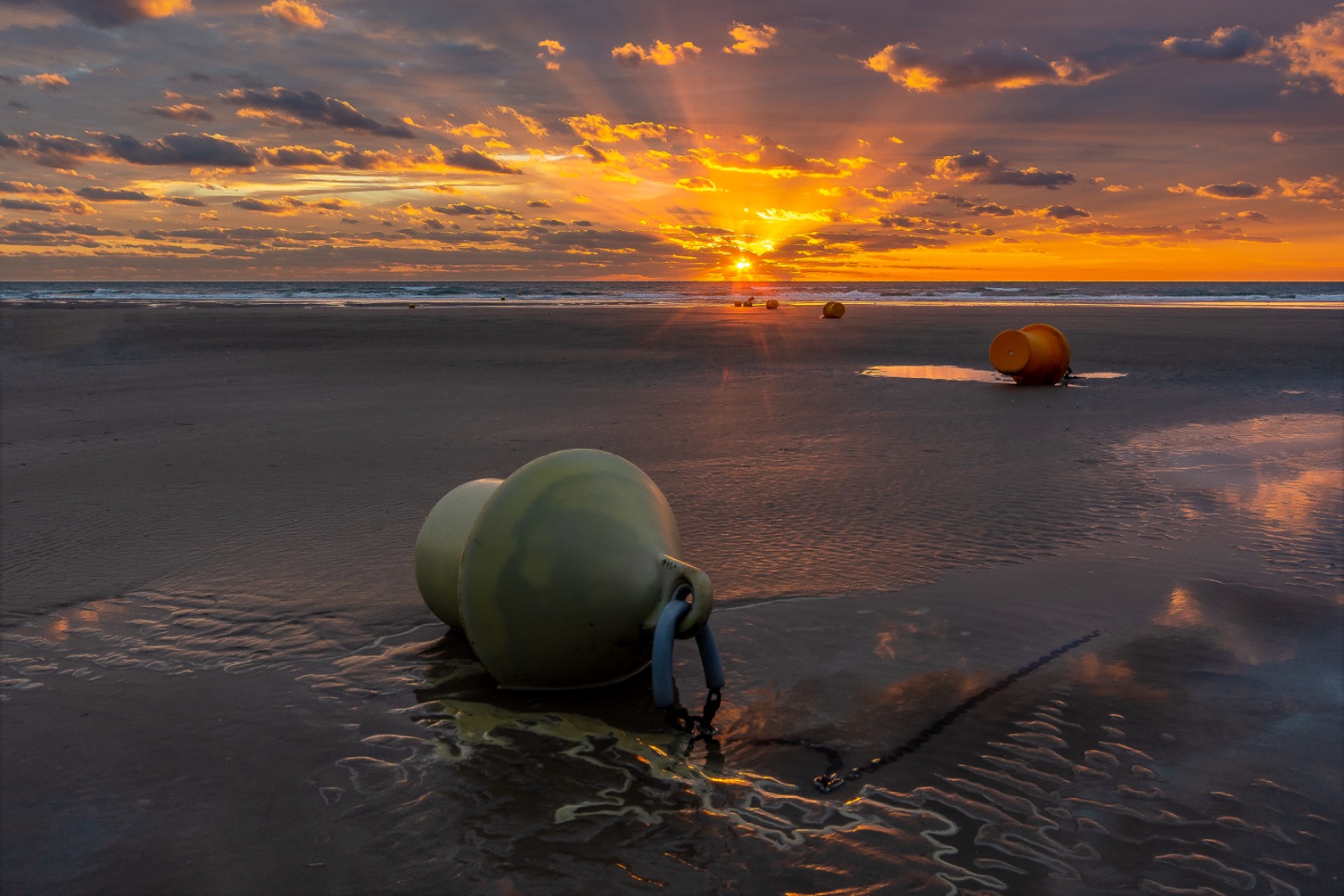 Hardelot (France) sunset 