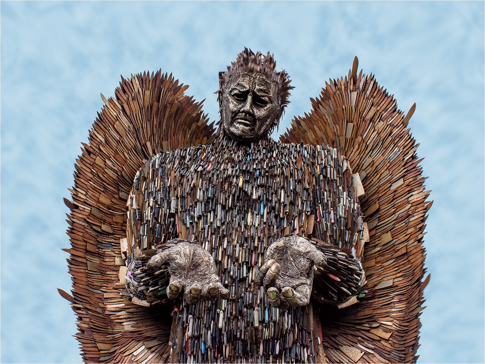 Knife Angel - Guildford cathedral