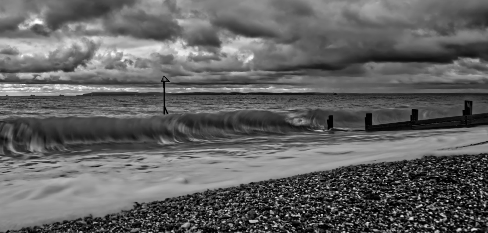Hayling seafront - Long exposure