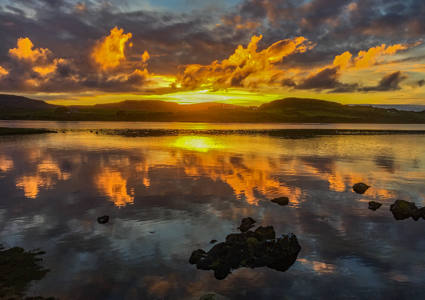 Sunset on Loch Dunvegan